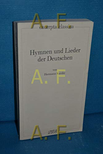 Hymnen und Lieder der Deutschen (Excerpta classica)